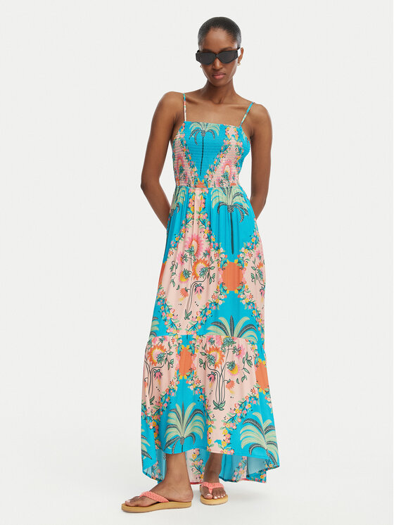 Maaji Maaji Letní šaty Isadora PT2123CLD009 Světle modrá Regular Fit