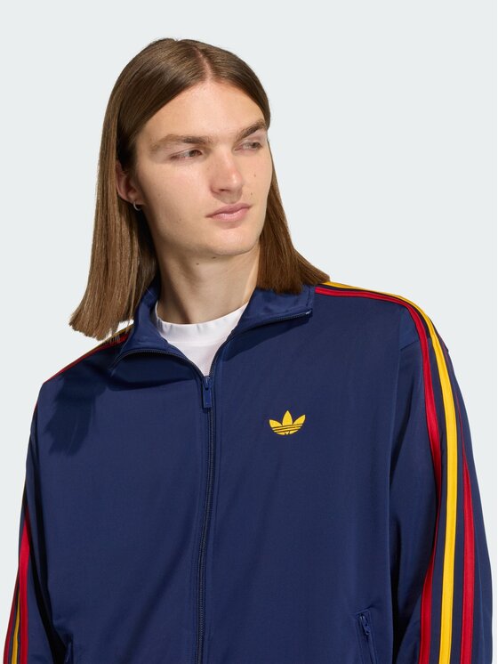 adidas adidas Bluza FIREBIRD Błękitny Loose Fit