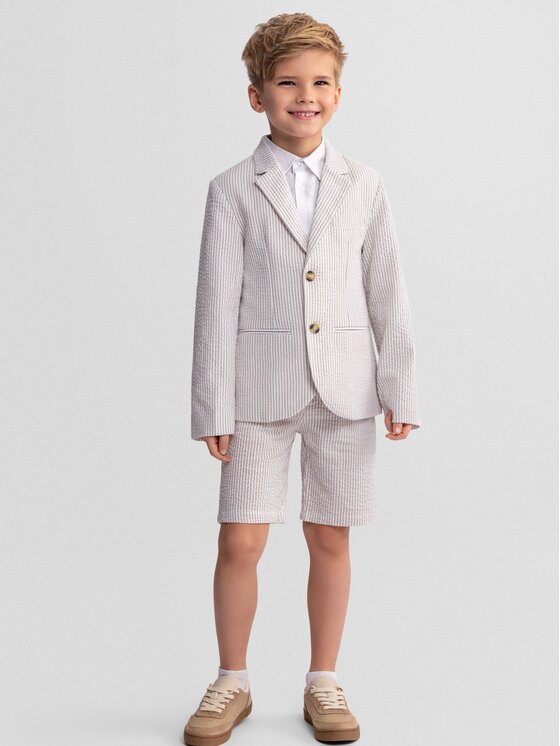 minoti minoti Marynarka 29FORMAL253 Szary Regular Fit