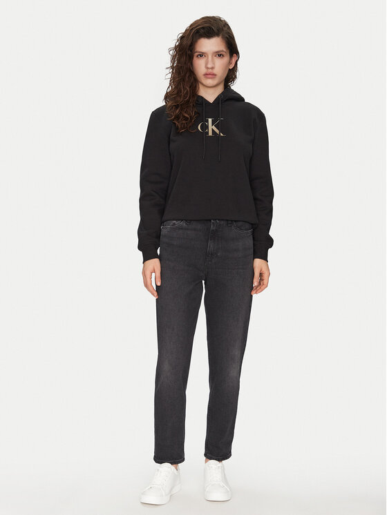 Calvin Klein Jeans Calvin Klein Jeans Džínsy J20J224518 Čierna Mom Fit
