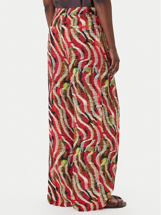 LOLA CASADEMUNT LOLA CASADEMUNT Παντελόνι υφασμάτινο MS2614027 Έγχρωμο Wide Leg