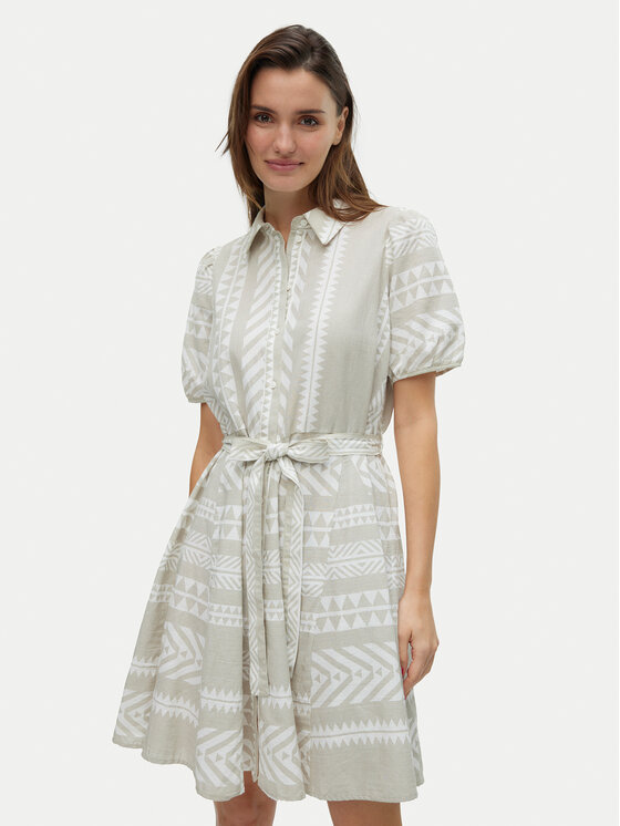 Vero Moda Vero Moda Rochie tip cămașă Dicthe 10303728 Bej Regular Fit