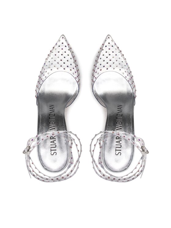 Stuart Weitzman Stuart Weitzman Sandały Glamxcrve100wrppmp Przezroczysty