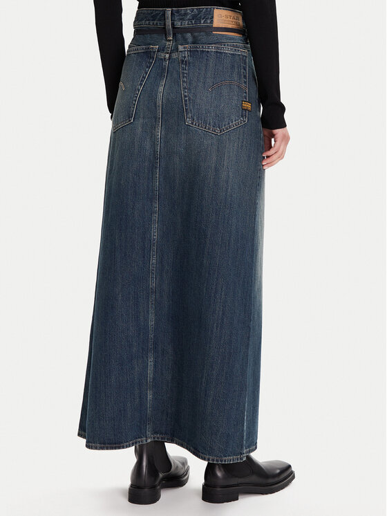 G-Star Raw G-Star Raw Farmer szoknya D25979-D577 Sötétkék Baggy Fit