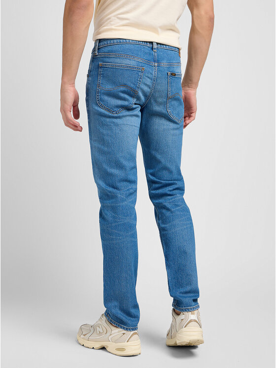 Lee Lee Jeansy DAREN ZIP FLY Niebieski Straight Fit