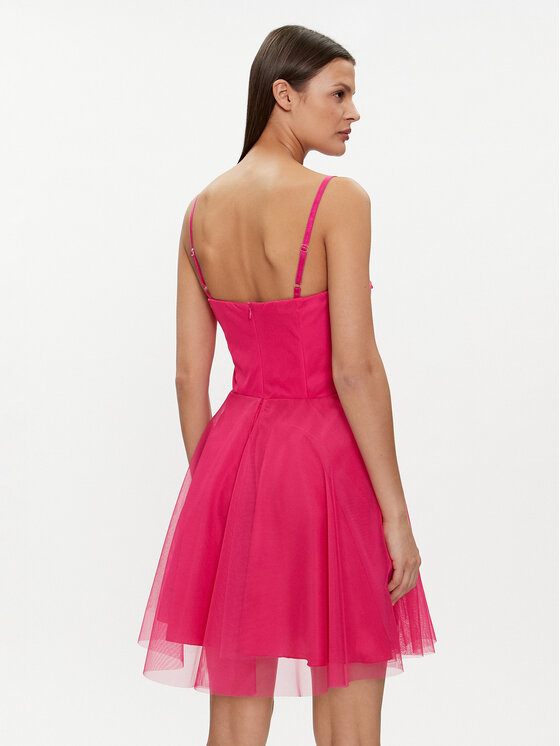 Rinascimento Rinascimento Коктейльна сукня CFC0117833003 Рожевий A-Line Fit