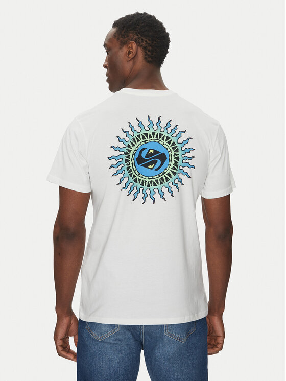 Quiksilver Quiksilver T-shirt EQYZT08046 Bijela Regular Fit