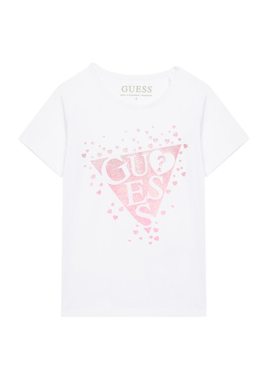 Guess Guess Póló K6RI00 K6YW4 Fehér Regular Fit
