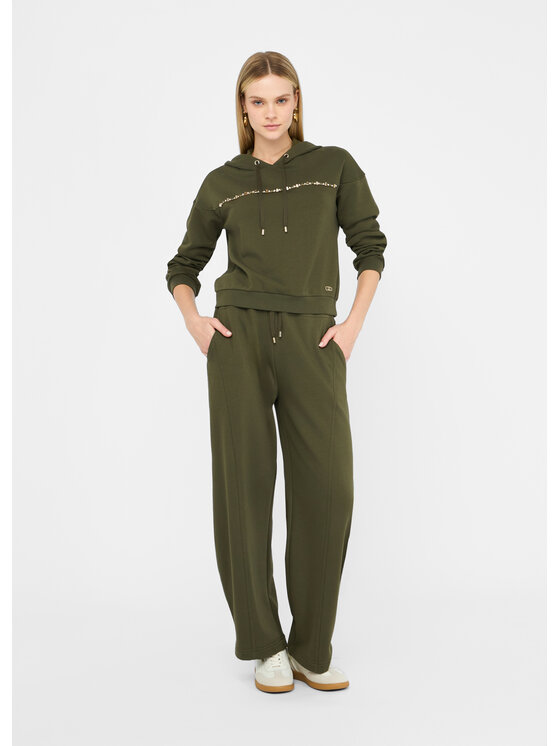 Liu Jo Liu Jo Felpa TF5113FS32190515 Verde Regular Fit