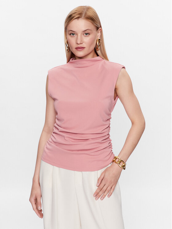 DKNY DKNY Топ P3AH7QKR Рожевий Regular Fit