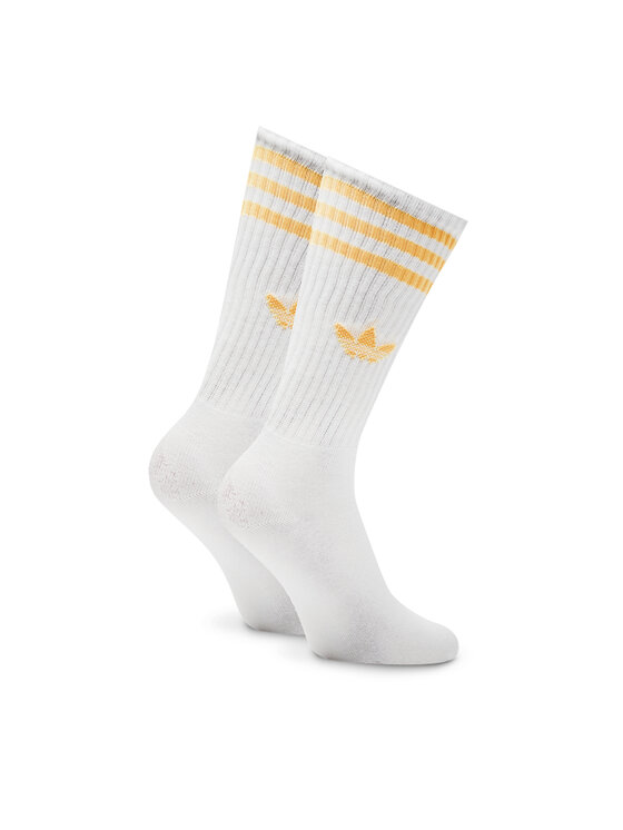 adidas adidas Σετ 3 ζευγάρια ψηλές κάλτσες unisex IX7504 Λευκό