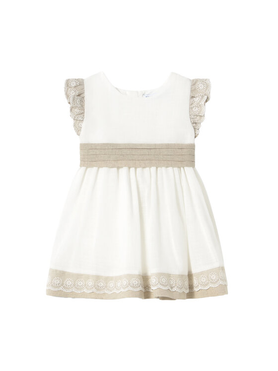 Mayoral Mayoral Sommerkleid 1908 Écru Regular Fit