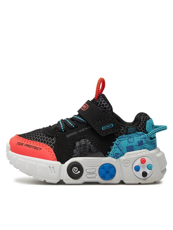 Skechers Sneakers Lil Gametronix 402262N BKMT Nero Modivo