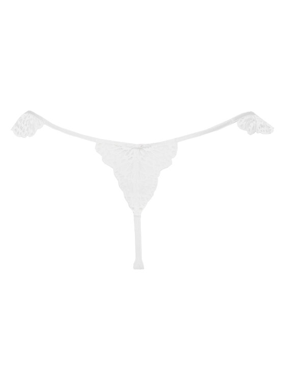 Hunkemöller Hunkemöller Stringové nohavičky Posie 302401 Biela