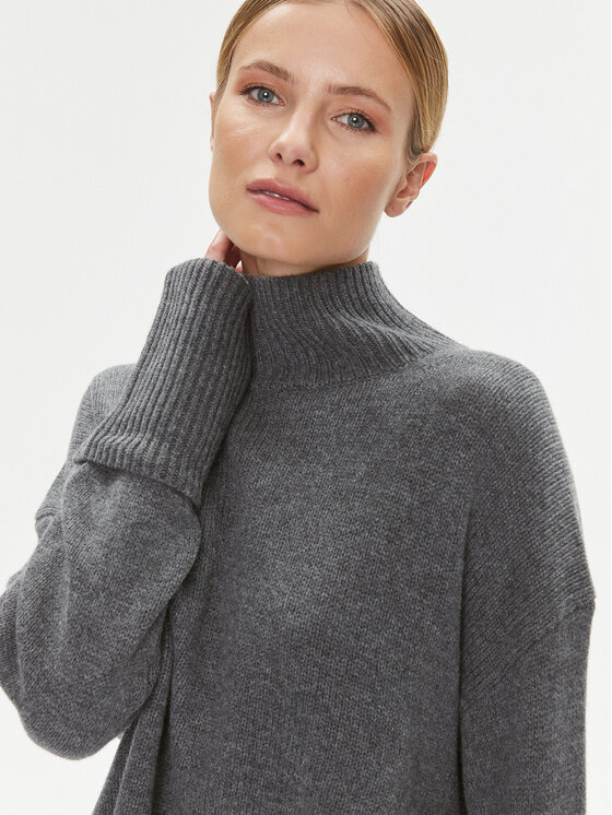 Calvin Klein Calvin Klein Rollkragenpullover K20K206005 Grau Relaxed Fit