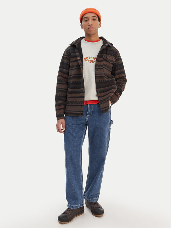 Billabong Billabong Demisezoninė striukė Furnace Bonded EBYWT03005 Žalia Regular Fit