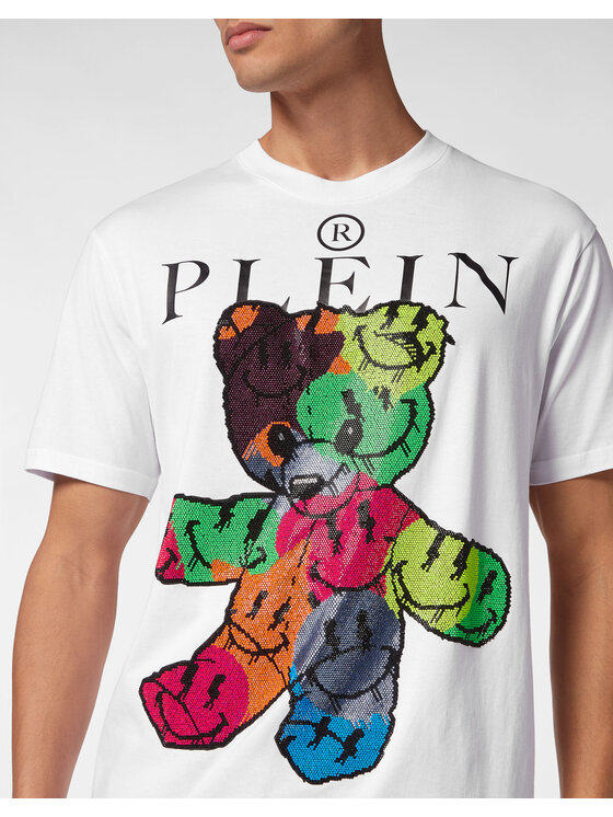PHILIPP PLEIN PHILIPP PLEIN T-Shirt 15133 Biały Regular Fit