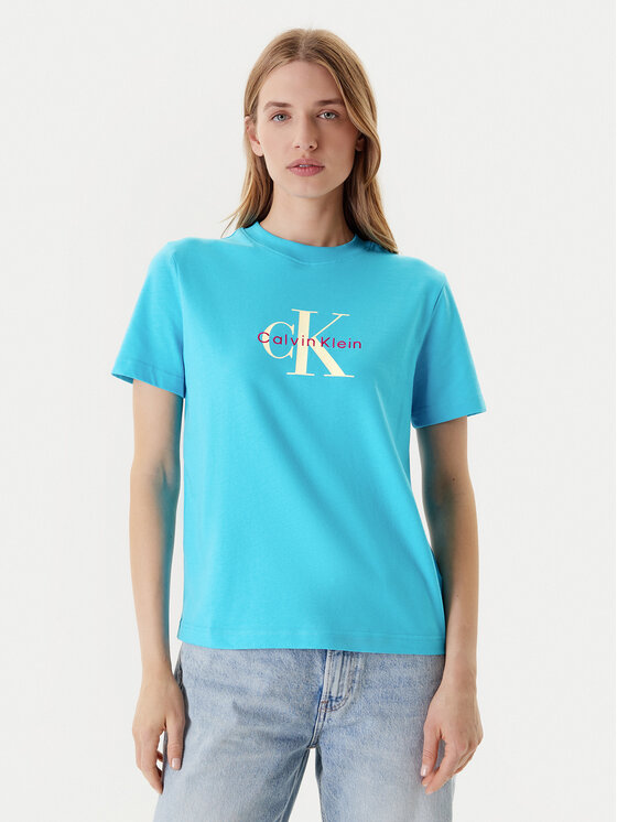 Calvin Klein Jeans Calvin Klein Jeans Póló Hero Classic LV047B865G Kék Regular Fit