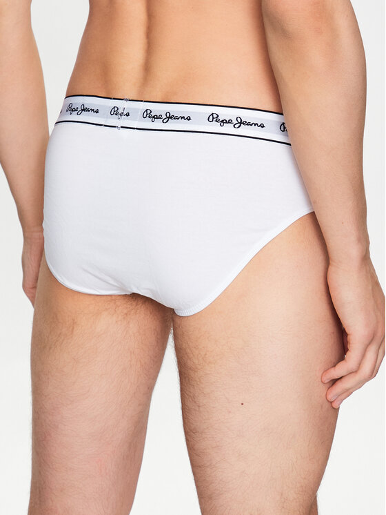 Pepe Jeans Pepe Jeans Σετ σλιπ 3 τμχ. Pepe Bf 3P PMU10970 Λευκό
