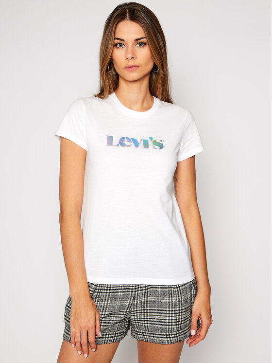 Levi's® Levi's® T-Shirt The Perfect 17369-1433 Weiß Regular Fit