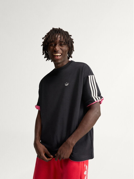 adidas adidas T-Shirt 173141 Czarny Oversize