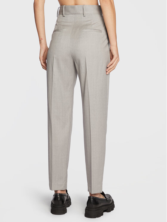 Fabiana Filippi Fabiana Filippi Pantaloni din material PAD222W379 Gri Regular Fit