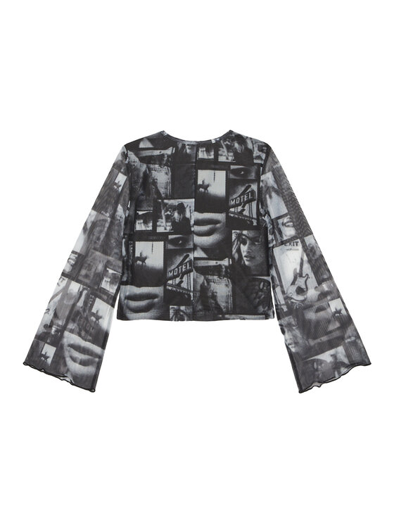 Guess Guess Bluse J5YH01 K0180 Schwarz Regular Fit
