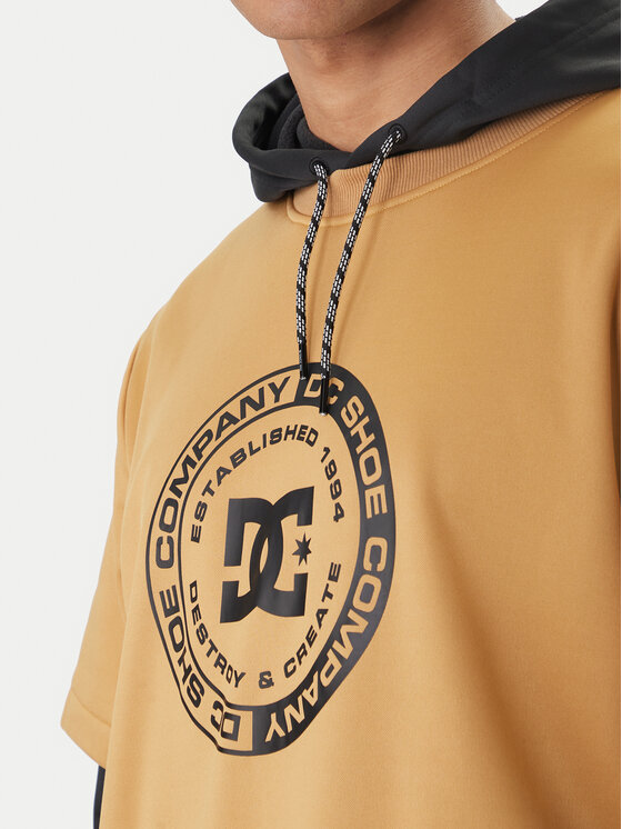 DC Shoes DC Shoes Mikina Dryden ADYFT03440 Hnedá Regular Fit
