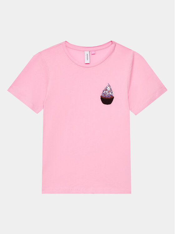 Vero Moda Girl Vero Moda Girl Тишърт 10285292 Розов Regular Fit