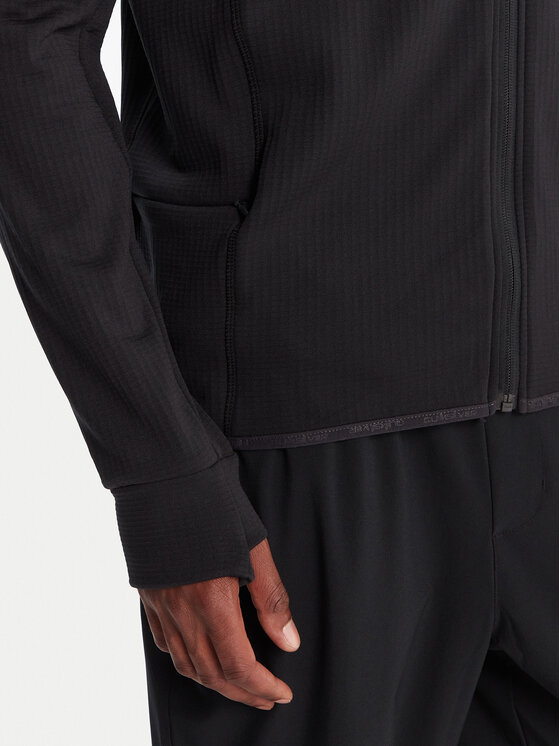 Quiksilver Quiksilver Суитшърт от техническо трико Steep Point EQYPF03078 Черен Slim Fit