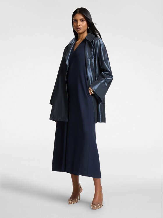 Elena Mirò Elena Mirò Cappotto invernale F093P000235N024 Blu A-Line Fit