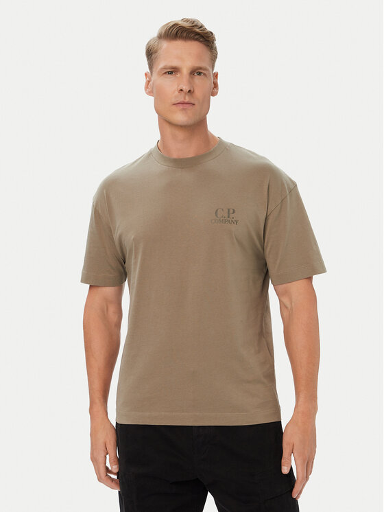 C.P. Company C.P. Company T-Shirt 21CMTS135A005100W Beige Regular Fit