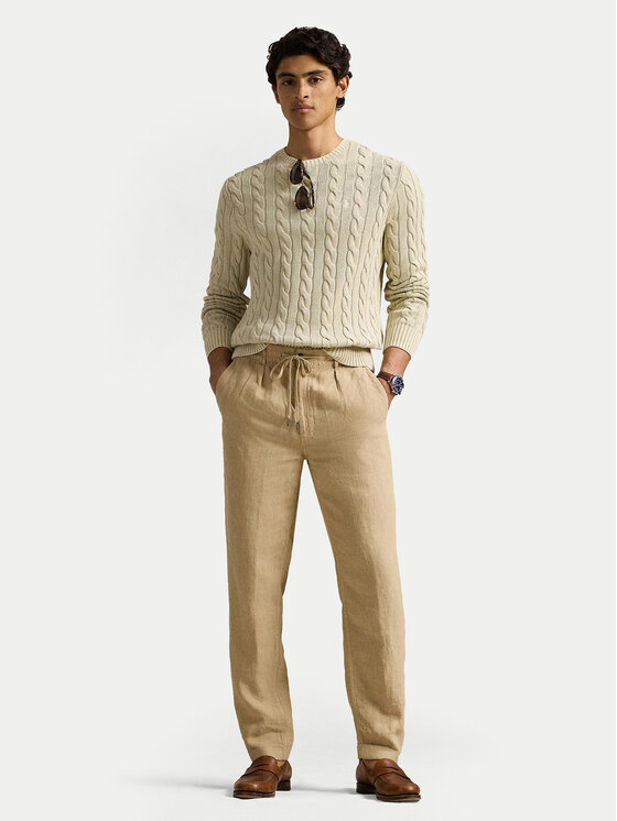 Polo Ralph Lauren Polo Ralph Lauren Sweter 710965867001 Beżowy Regular Fit