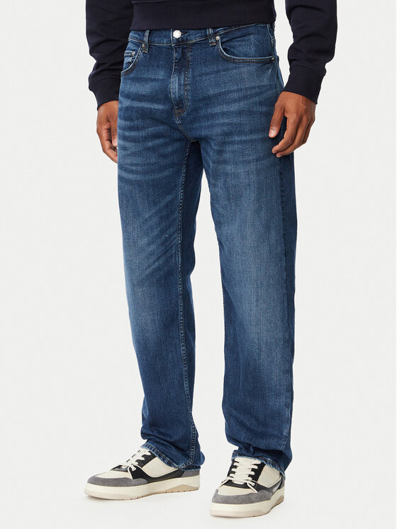 Guess Guess Jeans M6YA82 D1477 Dunkelblau Relaxed Fit