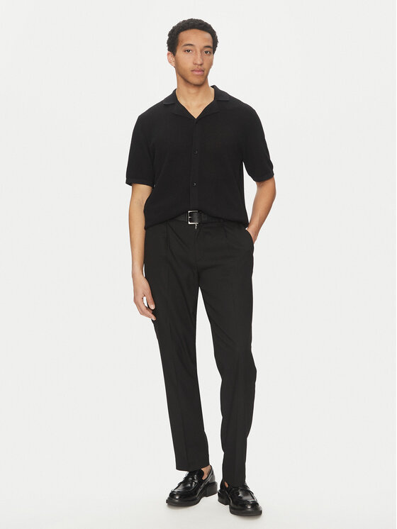 Jack&Jones Jack&Jones Cămașă Orion 12268226 Negru Relaxed Fit