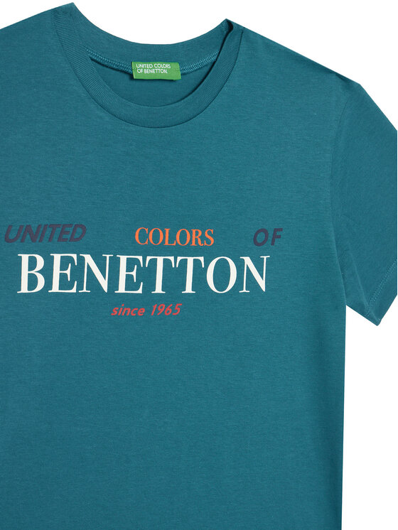 United Colors Of Benetton United Colors Of Benetton Футболка 3I1XC10Q4 Голубий Regular Fit