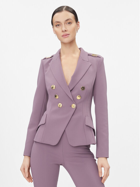 Elisabetta Franchi Bleizers GI-061-36E3-V600 Violets Slim Fit