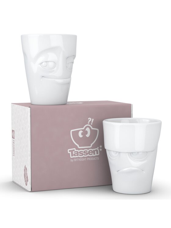 58 products 58 products Kubek bez ucha zestaw 2 sztuk - Grumpy&Impish Biały