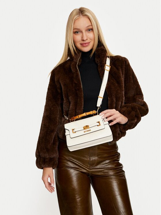Guess Guess Ročna torba HWKB95 06200 Écru