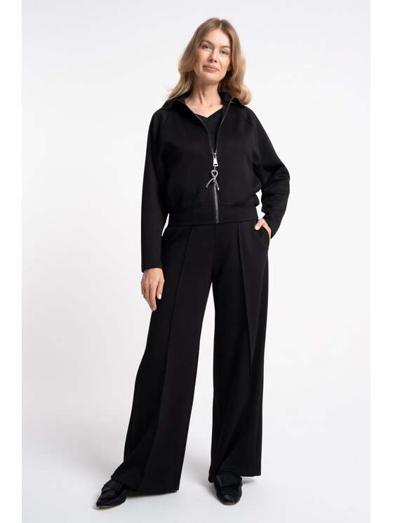 CLICK CLICK Kurtka przejściowa 71-0108 Czarny Modern Relaxed Fit
