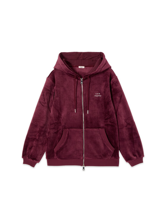 Oltre Oltre Felpa G875J004748N036 Bordeaux Regular Fit