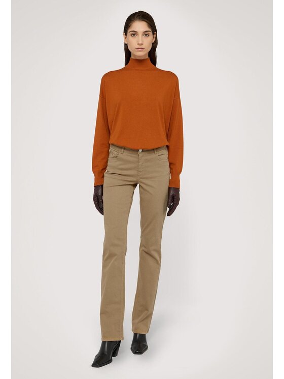 Trussardi Trussardi Pantaloni di tessuto P7019100290N035 Écru Slim Fit