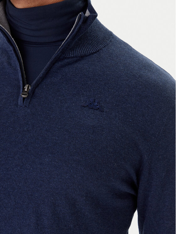 Robe di Kappa Robe di Kappa Rollkragenpullover 68118HW 194 Dunkelblau Regular Fit