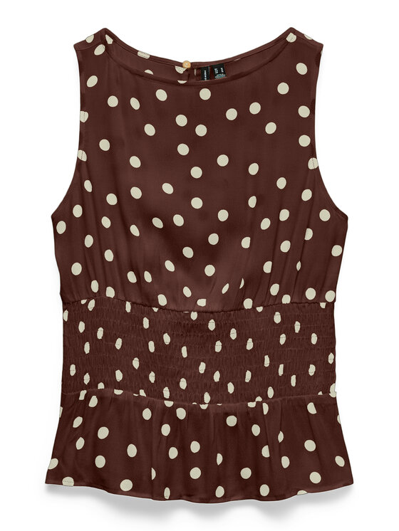 Vero Moda Vero Moda Блузка Elisa 10347963 Темно-коричневий Loose Fit