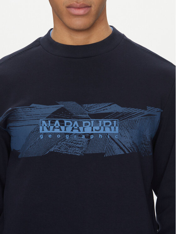 Napapijri Napapijri Μπλούζα B-Vanni NP0A4IC8 Σκούρο μπλε Regular Fit
