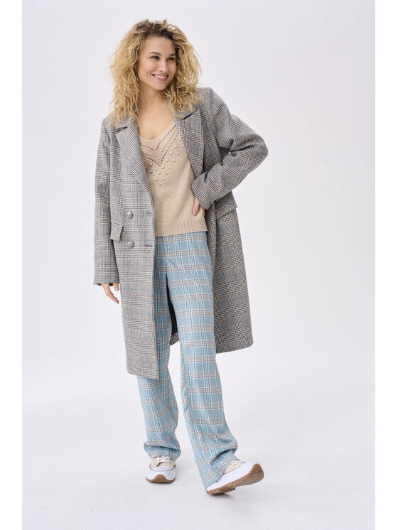 blue shadow blue shadow Spodnie damskie Alaska BS Błękitny Standard Fit