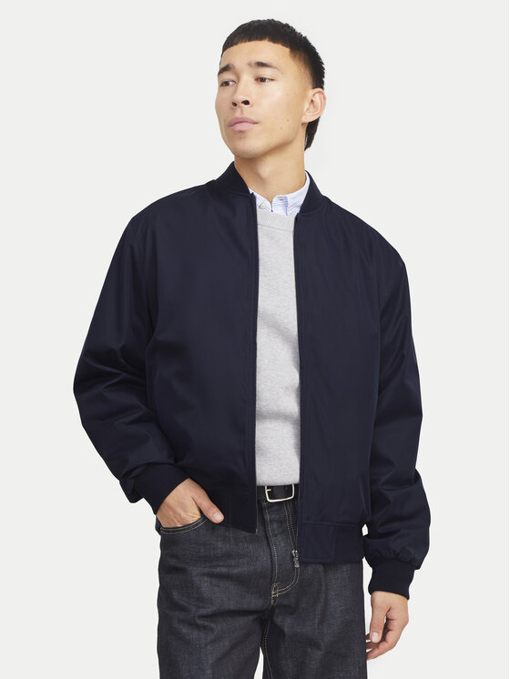 Jack&Jones Jack&Jones Μπόμπερ μπουφάν Cbane 12272567 Σκούρο μπλε Regular Fit