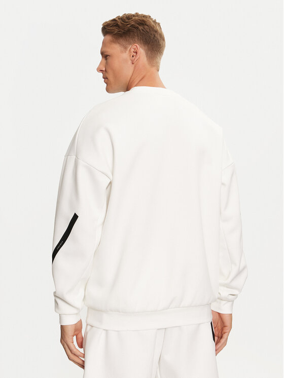 adidas adidas Mikina Z.N.E. JF2451 Bílá Loose Fit