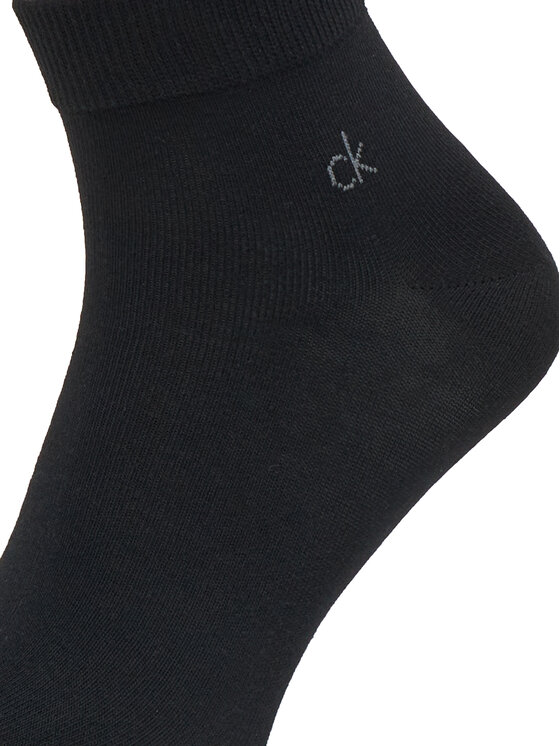 Calvin Klein Calvin Klein Комплект 3 чифта къси чорапи мъжки 701234209 Черен