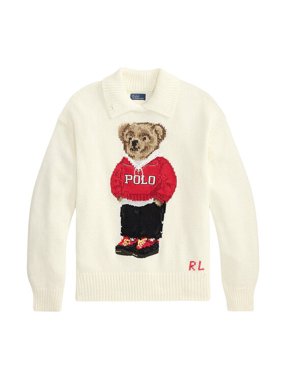 Polo Ralph Lauren Polo Ralph Lauren Džemper 211B17764001 Krem Regular Fit